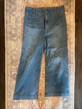 Anthropologie Maeve Light Blue Denim Jeans 'The Colette'